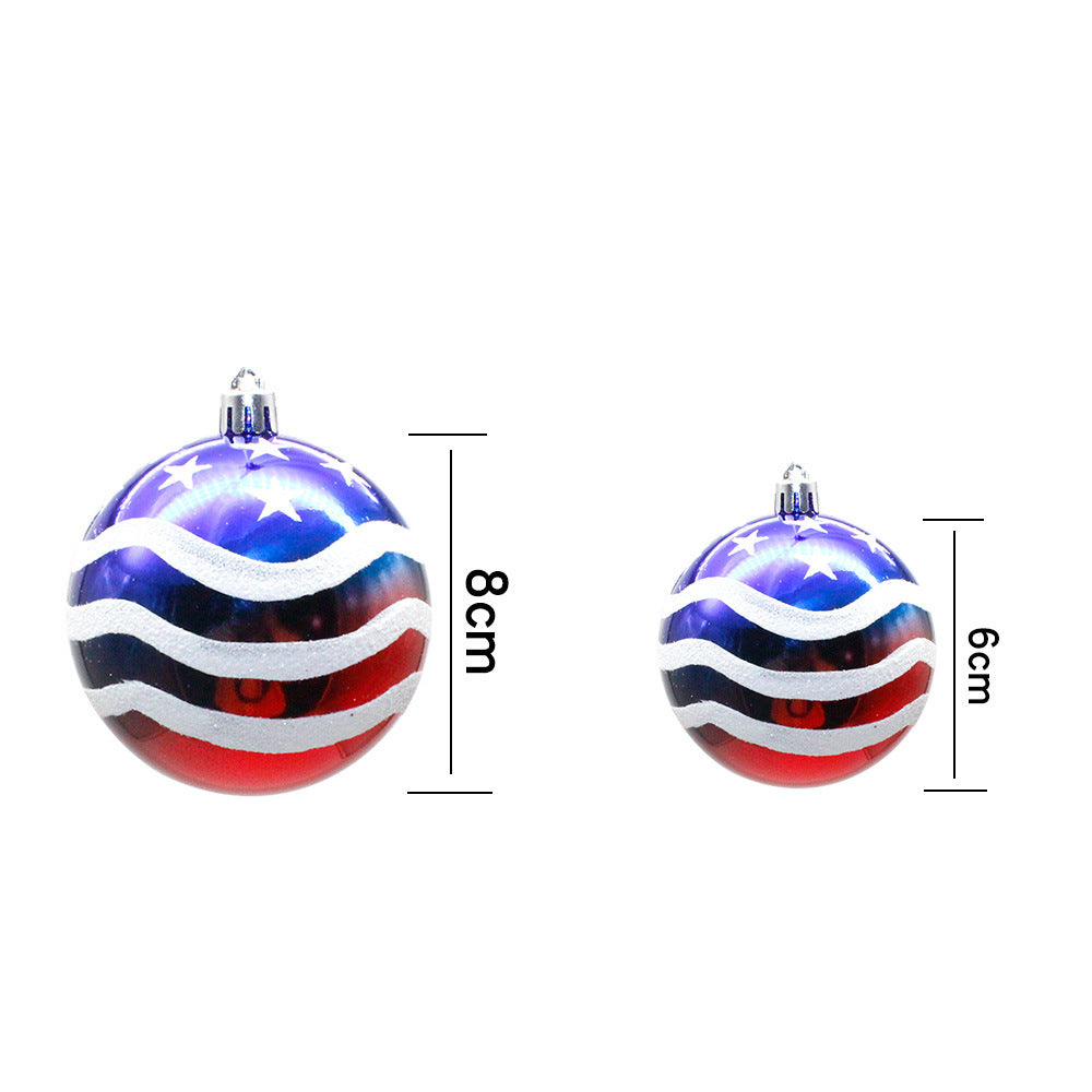 Decorative Patriotic Holiday Baubles Stornfield