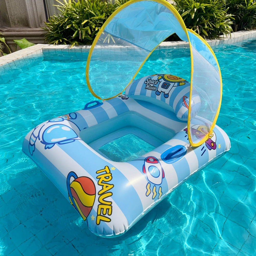 Floating Pool Lounge Chair with Cup Holder Stornfield