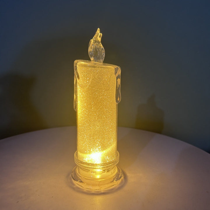 Decorative Crystal LED Flameless Candle Jar Stornfield