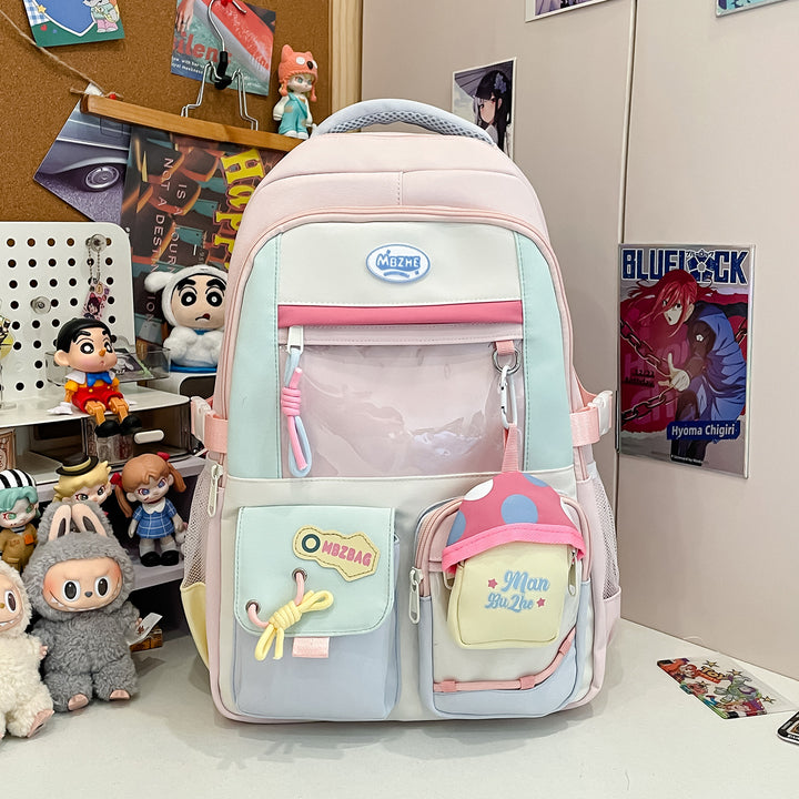 Multi-Pocket Casual School Backpack