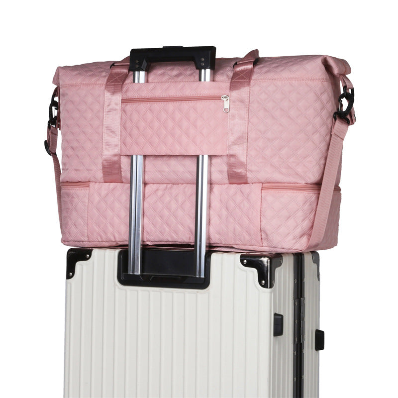 Quilted Travel Weekender Bag