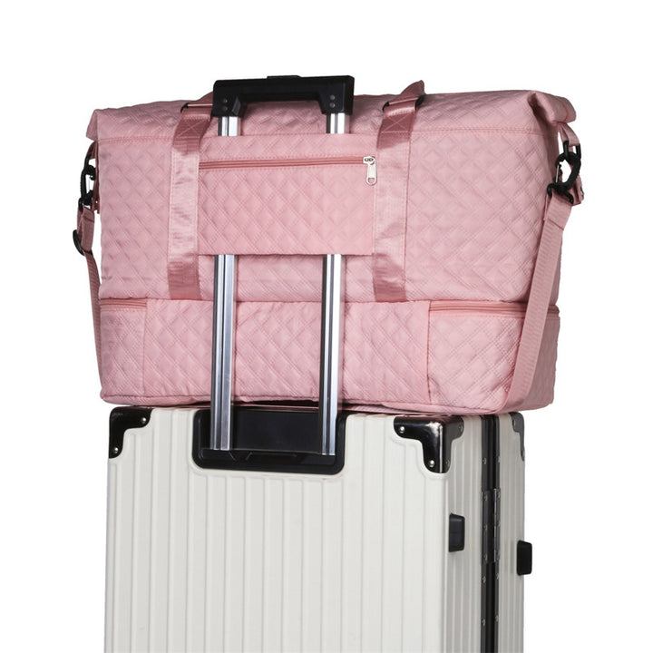 Quilted Travel Weekender Bag