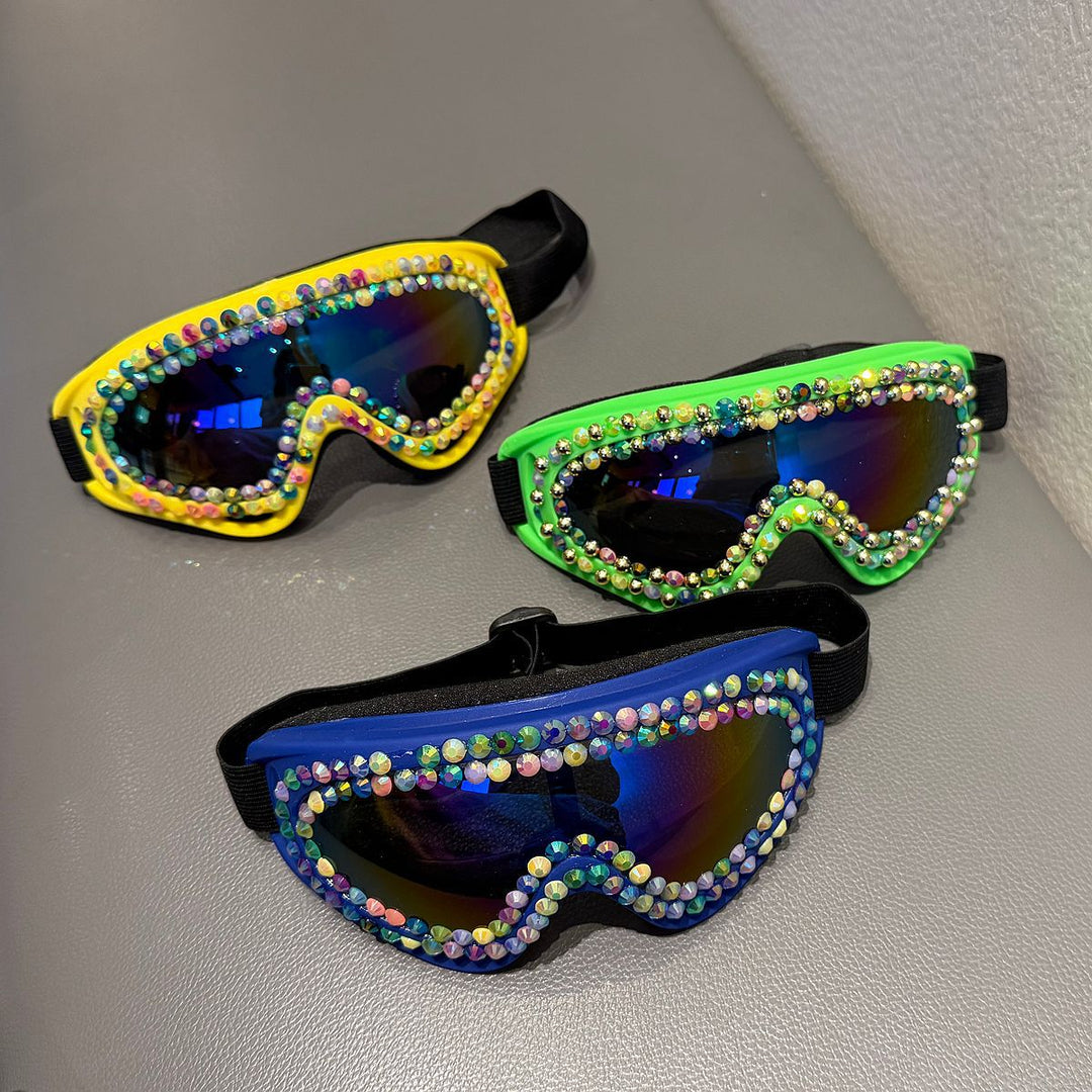 Ladies Ski Goggles with Sparkling Crystal Frame Stornfield