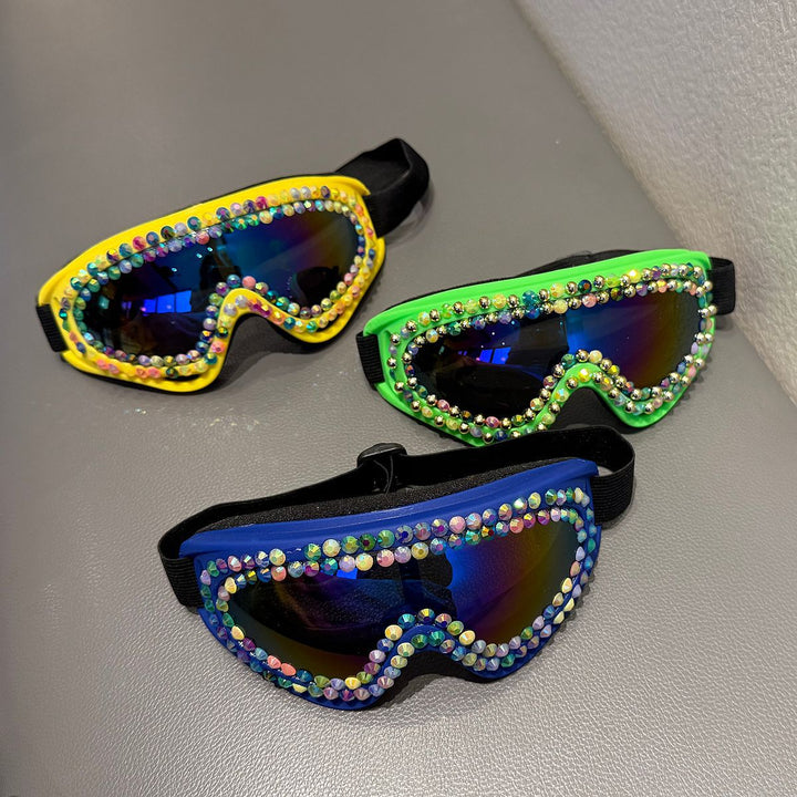 Ladies Ski Goggles with Sparkling Crystal Frame Stornfield