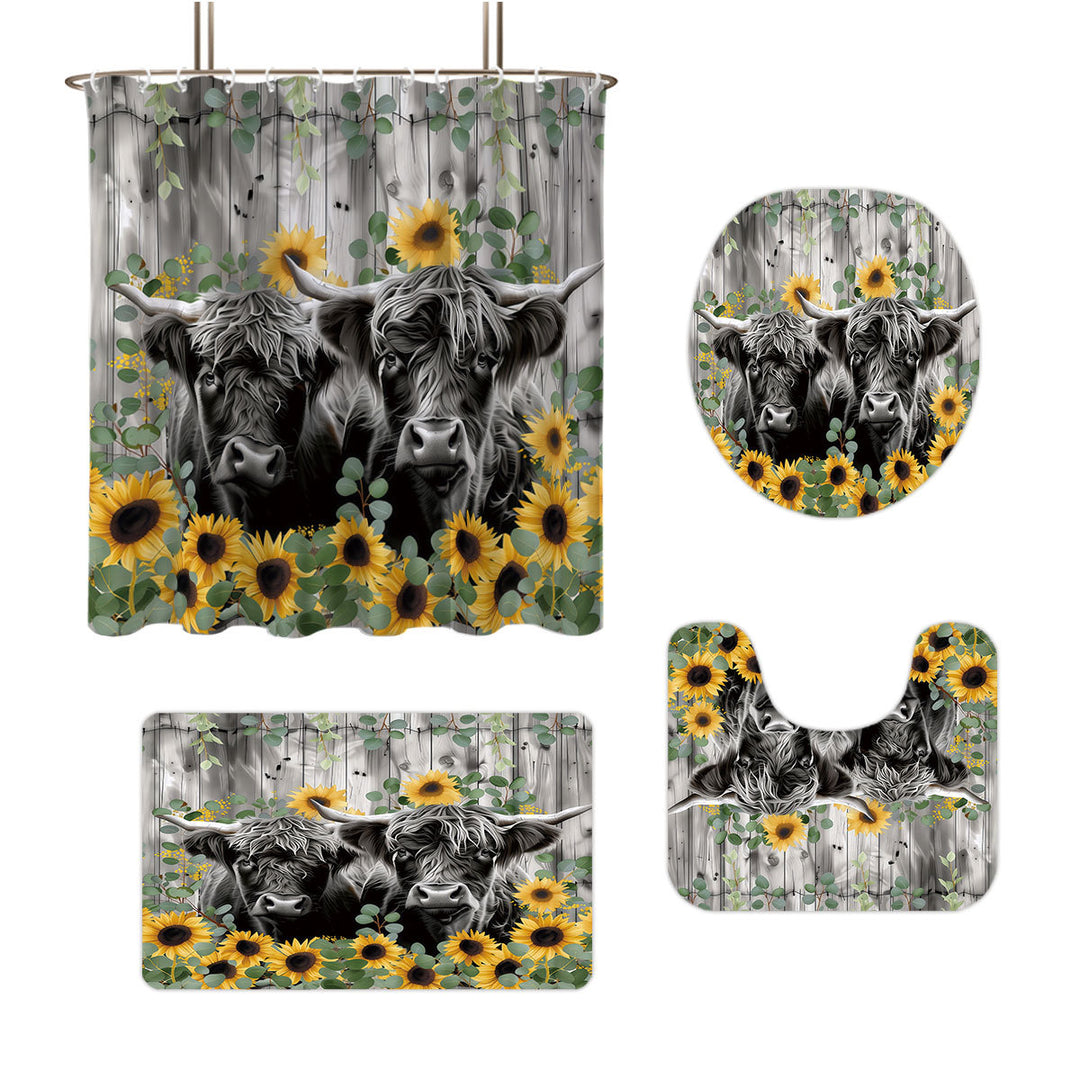 Digital Floral Print Bathroom Set Stornfield