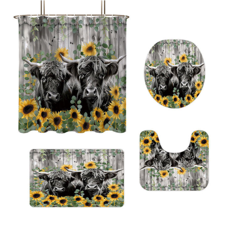 Digital Floral Print Bathroom Set Stornfield
