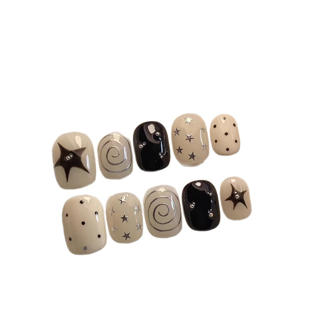 Stylish Press-On Nail Art Set  1791773888