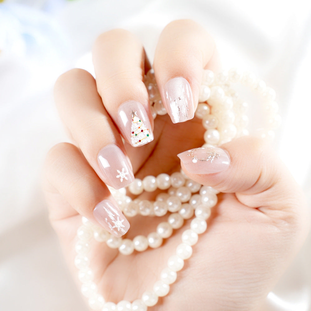 Glittering Holiday Nail Art Stornfield