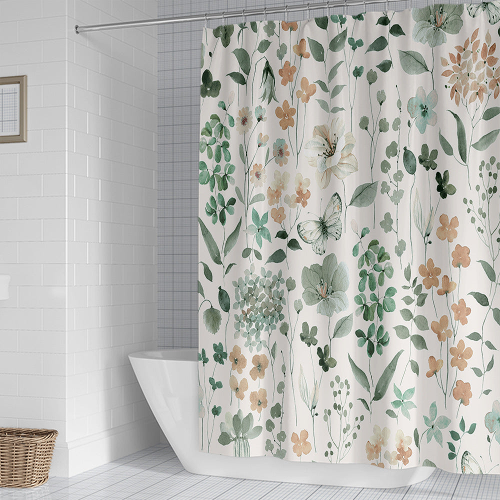 Floral Artistry Shower Curtain Stornfield