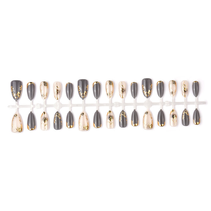Artificial nails with elegant rose designs Stornfield