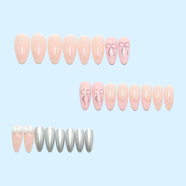 Nail art with refined bow designs Stornfield