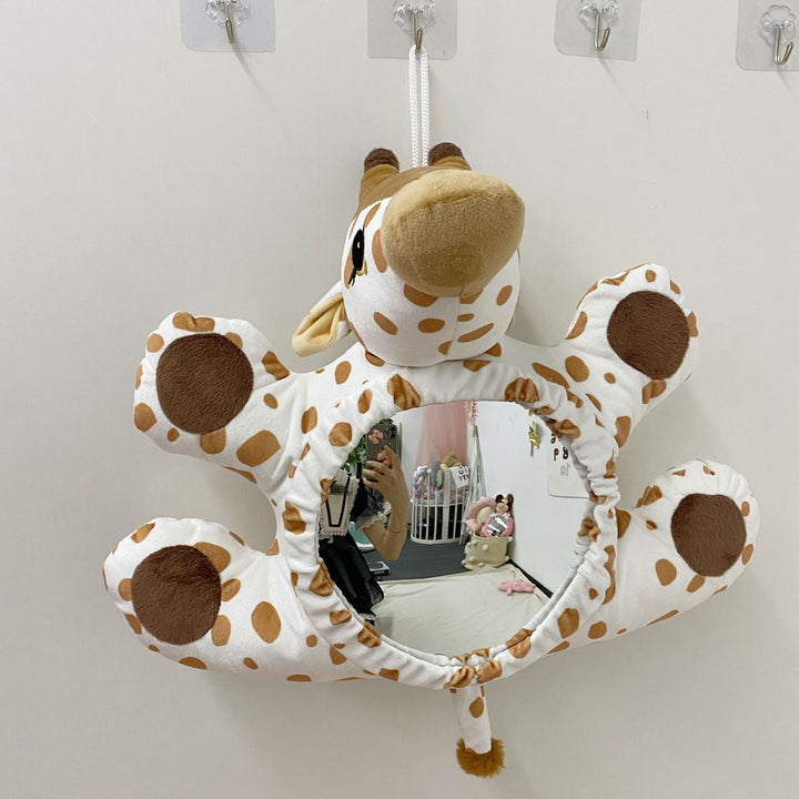 Plush Fox Decorative Wall Mirror