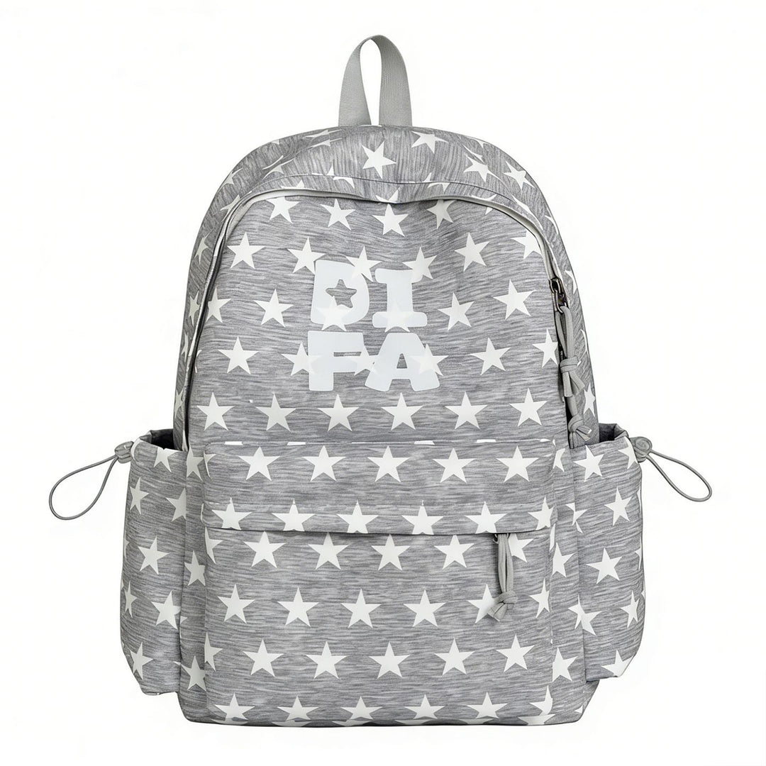 Stylish Star-Print School Backpack Stornfield