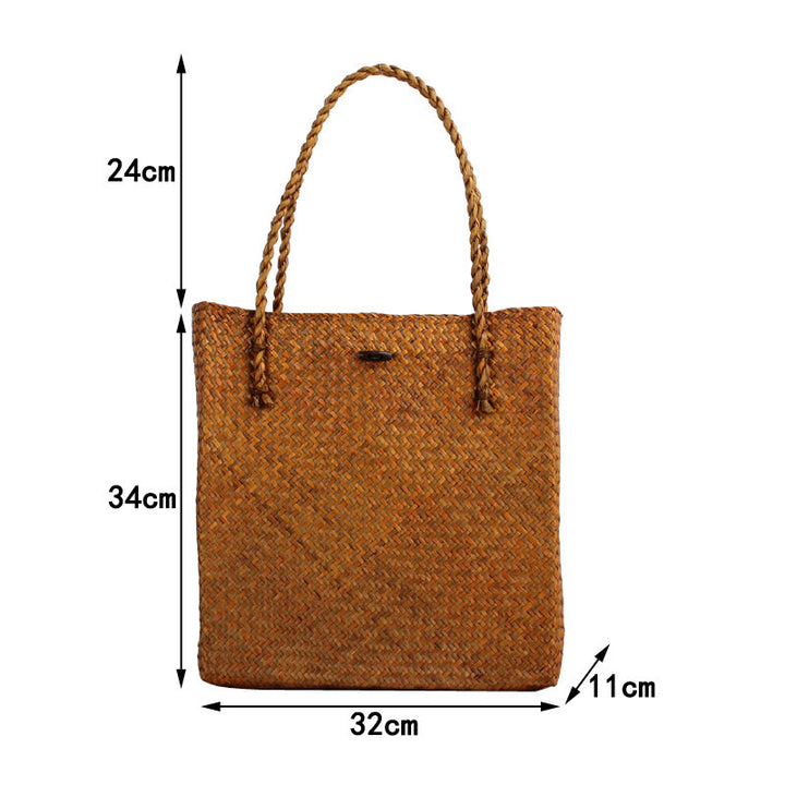 Braided Tote Bag with Two Sturdy Handles Stornfield
