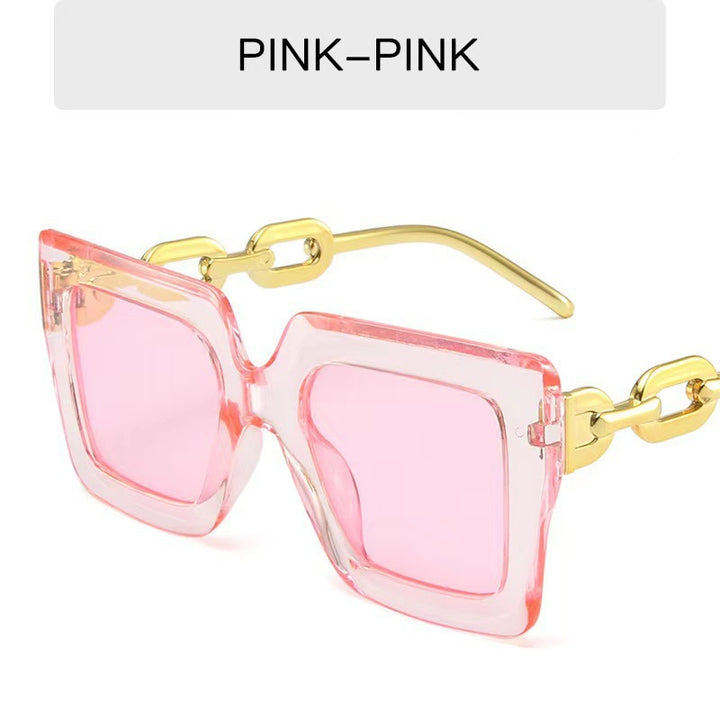Stylish Wide Square Frame Sunglasses Stornfield
