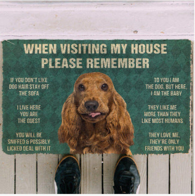 Fun Dog-Themed Door Mat Stornfield