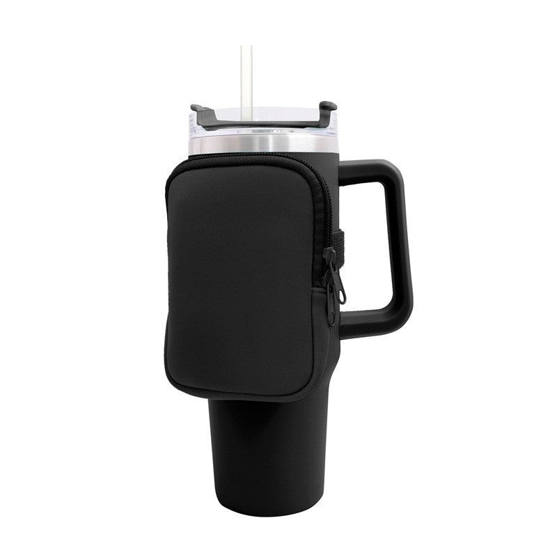 Unisex cup holder with practical pocket Stornfield