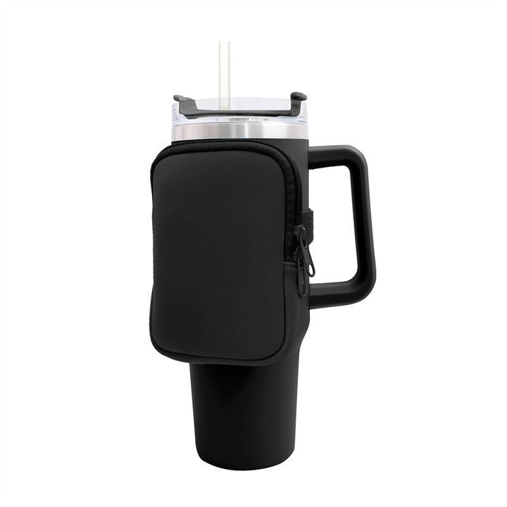 Unisex cup holder with practical pocket Stornfield