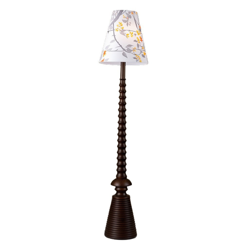 Floral Patterned Floor Lamp