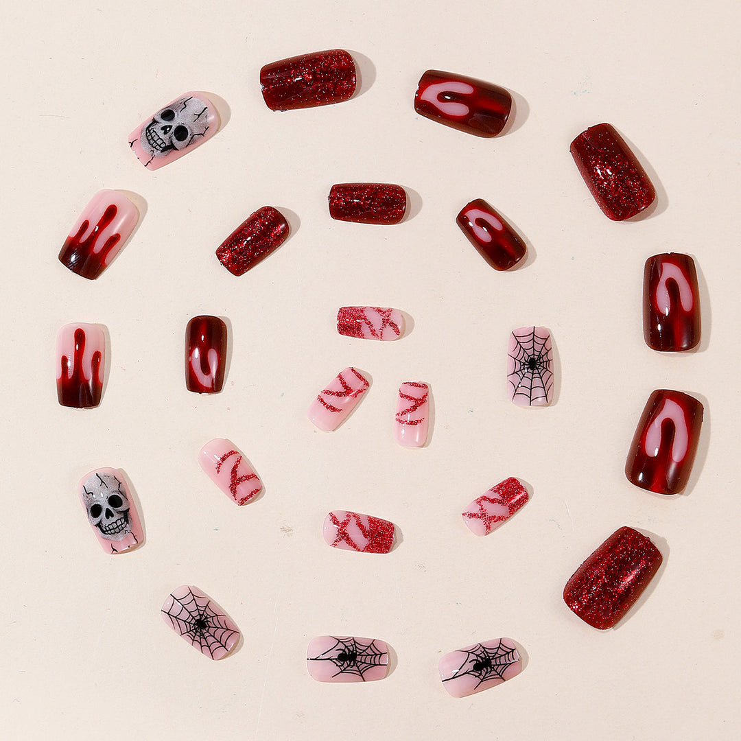 Gothic Halloween-Themed Nail Art Set Stornfield