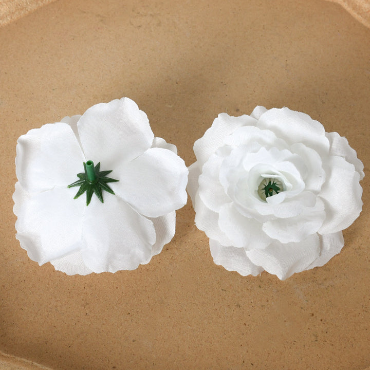 Elegant Fabric Flower Hair Clips