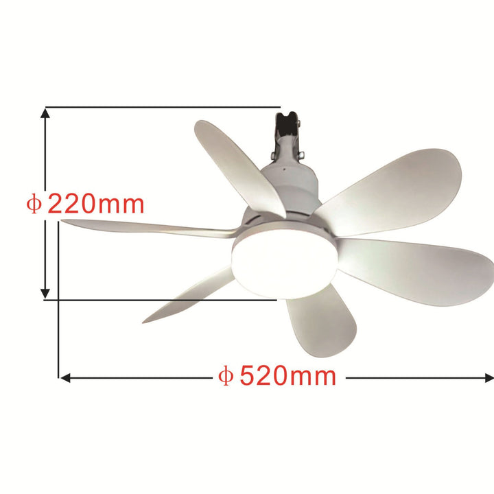 Ceiling fan with modern LED light Stornfield