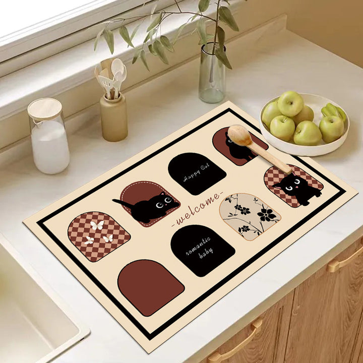 Cute Cartoon Dog Kitchen Mat Stornfield