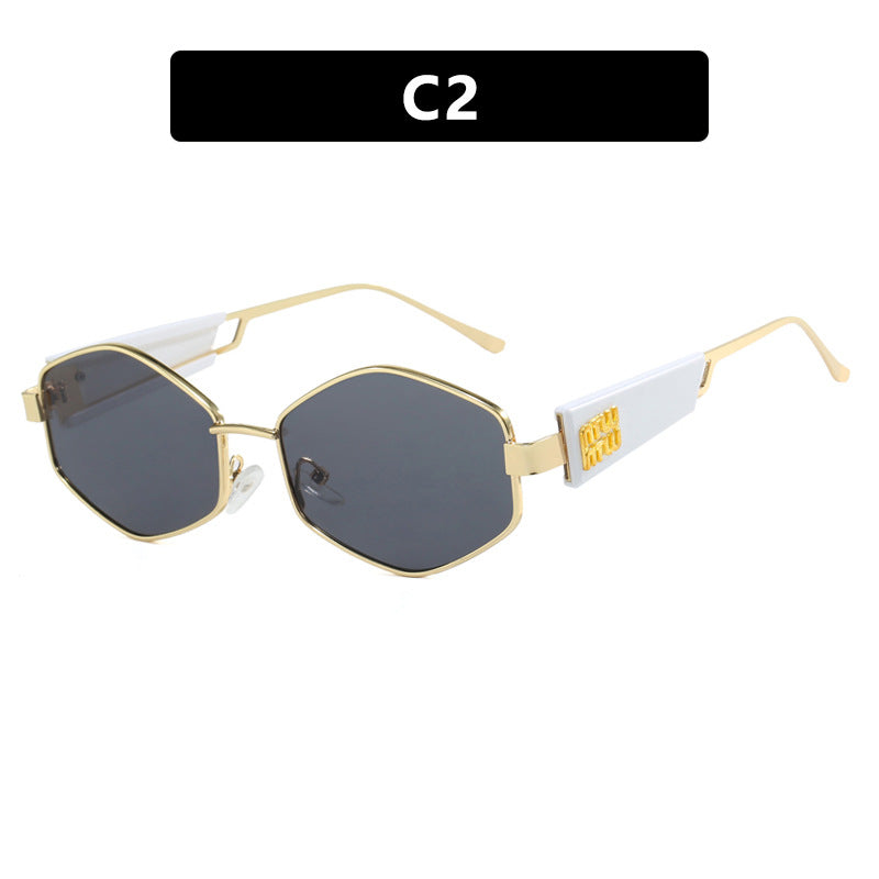 Women's geometric sunglasses with fashionable design and UV protection Stornfield