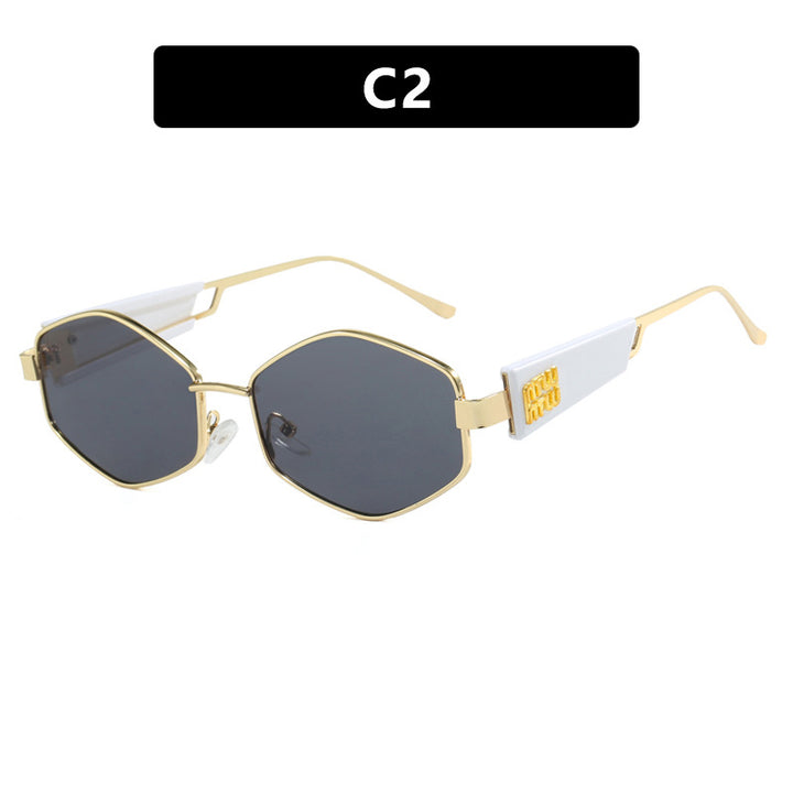 Women's geometric sunglasses with fashionable design and UV protection Stornfield