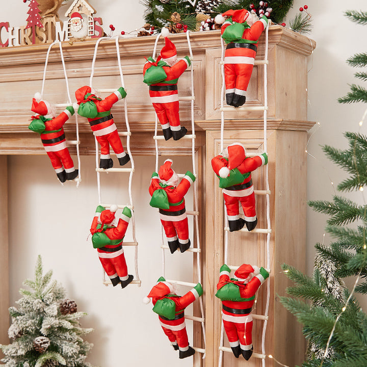Playful Santa Claus Decoration Figure Stornfield