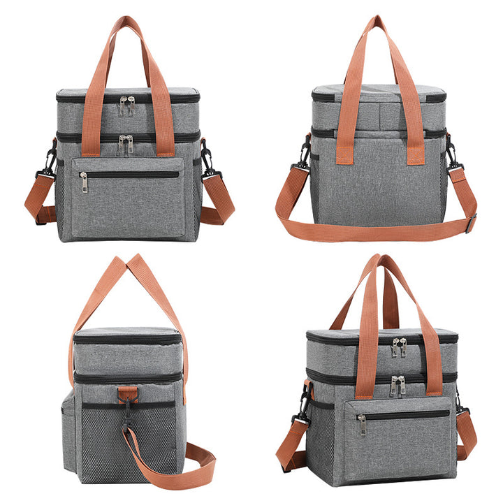 Multi-Compartment Insulated Food Storage Tote Stornfield