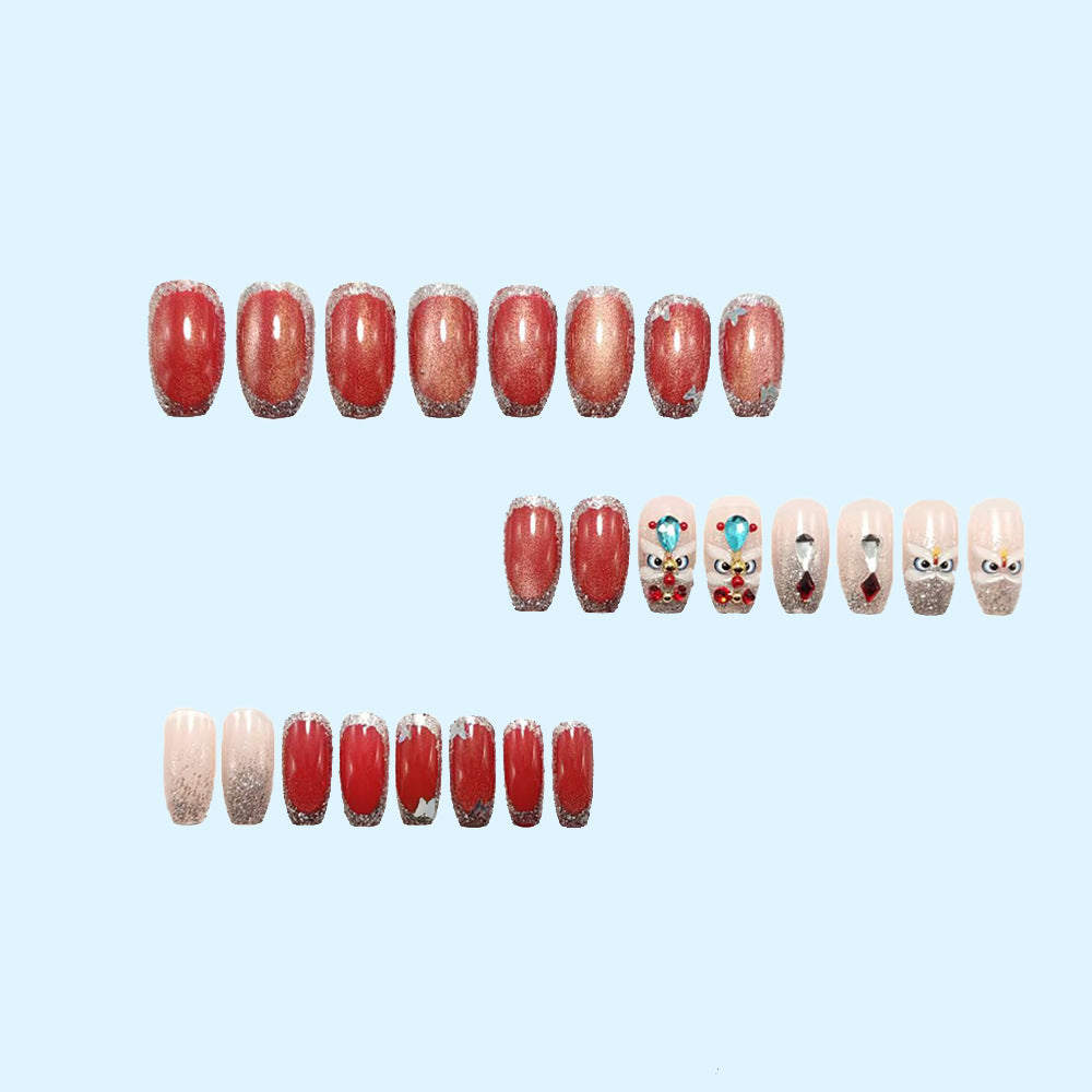 Artificial nails with luxurious 3D decorations Stornfield