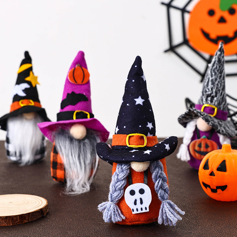 Decorative Halloween Gnome Figure Stornfield