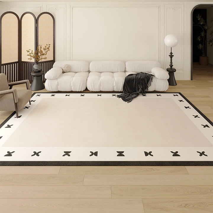 Contemporary Piano Key Design Area Rug