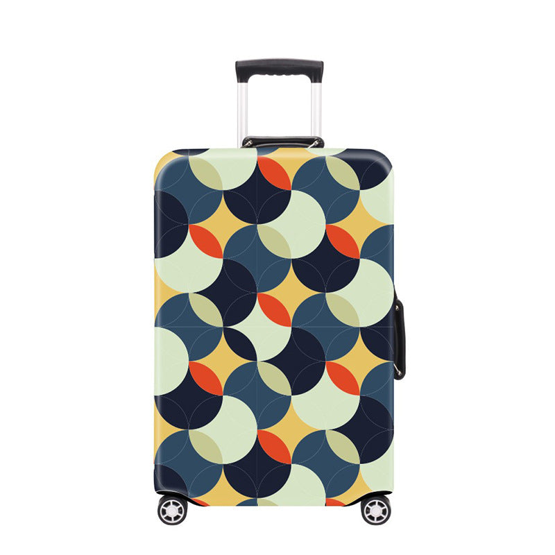 Women's Hard Shell Suitcase with Modern Geometric Design Stornfield