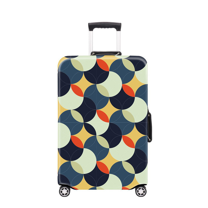 Women's Hard Shell Suitcase with Modern Geometric Design Stornfield