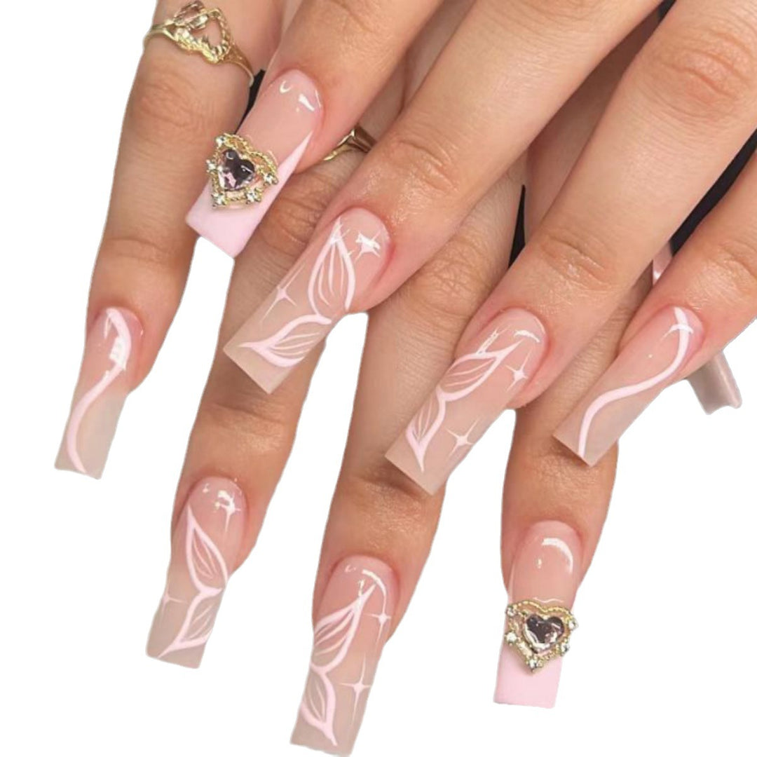 Ornate Floral Nail Extensions Stornfield
