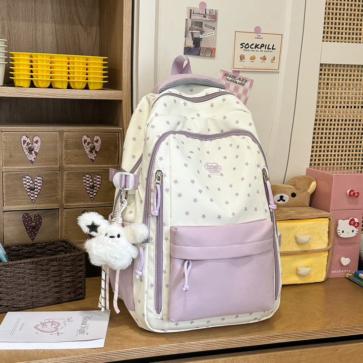 Creative Star-Printed Casual Backpack Stornfield