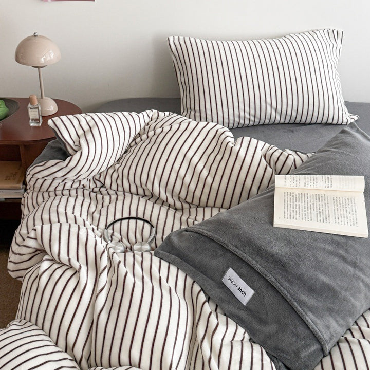 Ultra-Soft Striped Bedding Set