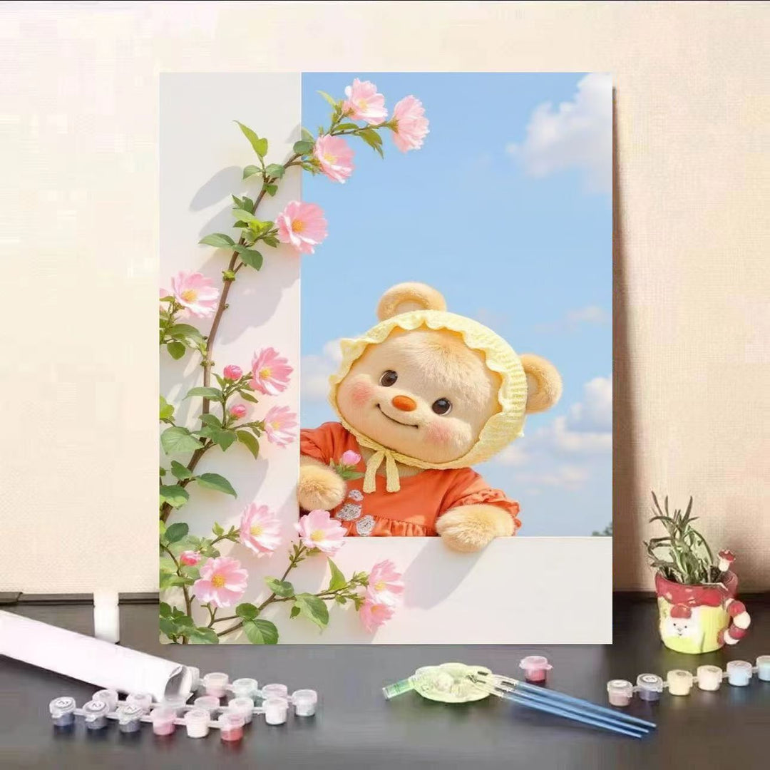 DIY Playful Bear-Themed Painting Kit Stornfield