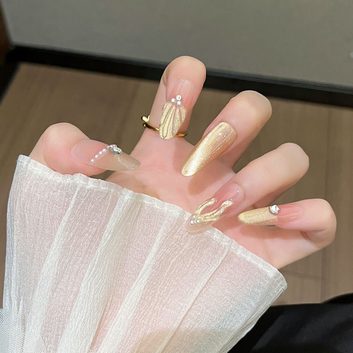 Artistic Press-On Nail Set Stornfield