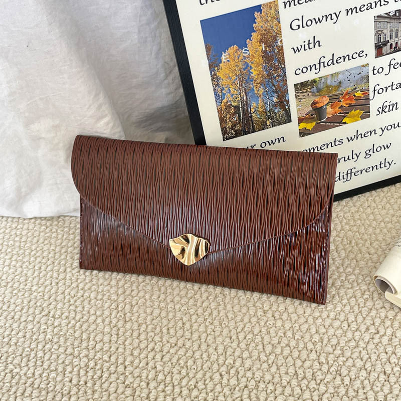 Elegant Patent Leather Evening Clutch