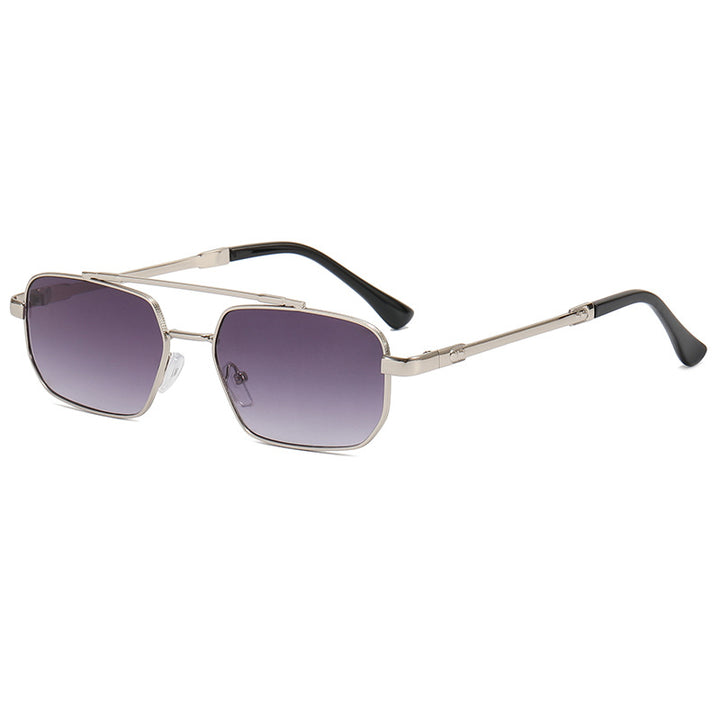 Women's fashionable geometric glasses with lightweight metal frame Stornfield