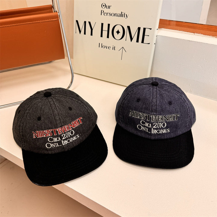 Men's Vintage-Inspired Embroidered Baseball Cap Stornfield