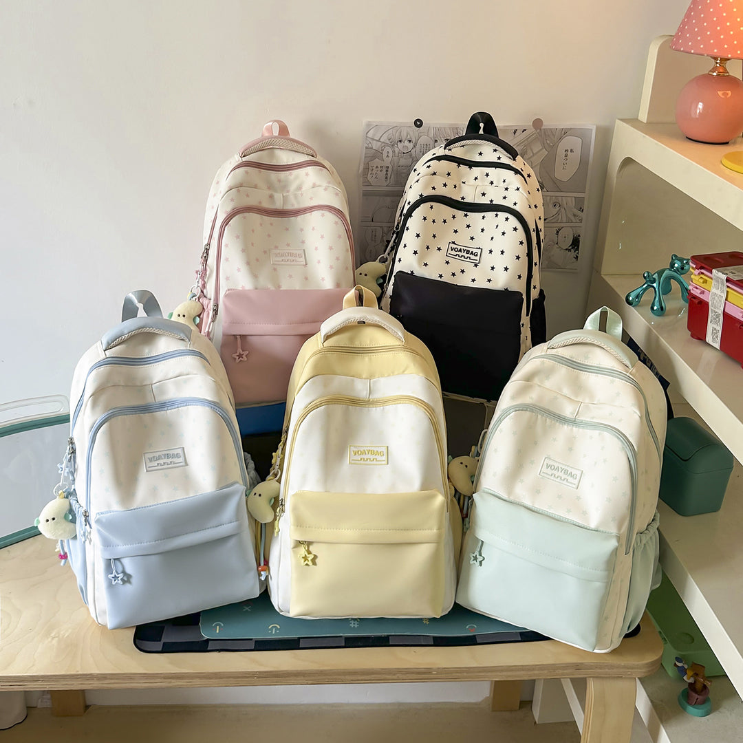 Star-Emblazoned School Backpack Stornfield
