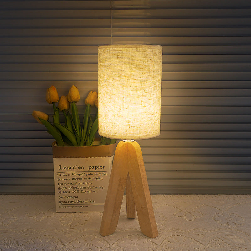 Modern Wooden Base Table Lamp