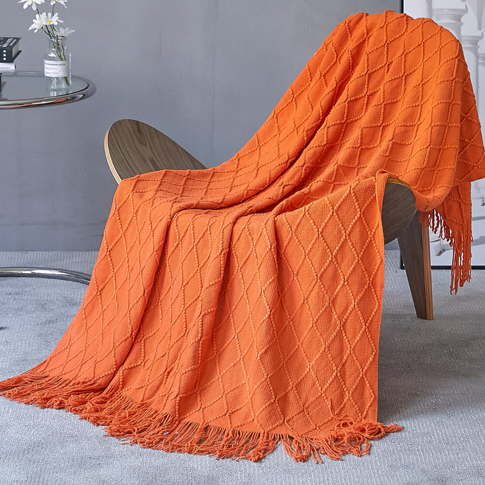 Cozy Textured Throw Blanket