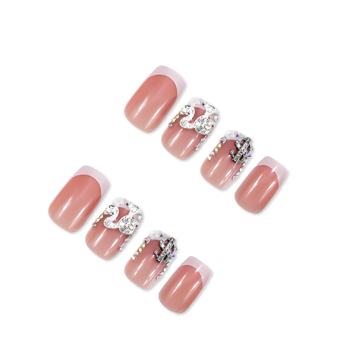 Acrylic nail set with luxurious design elements Stornfield