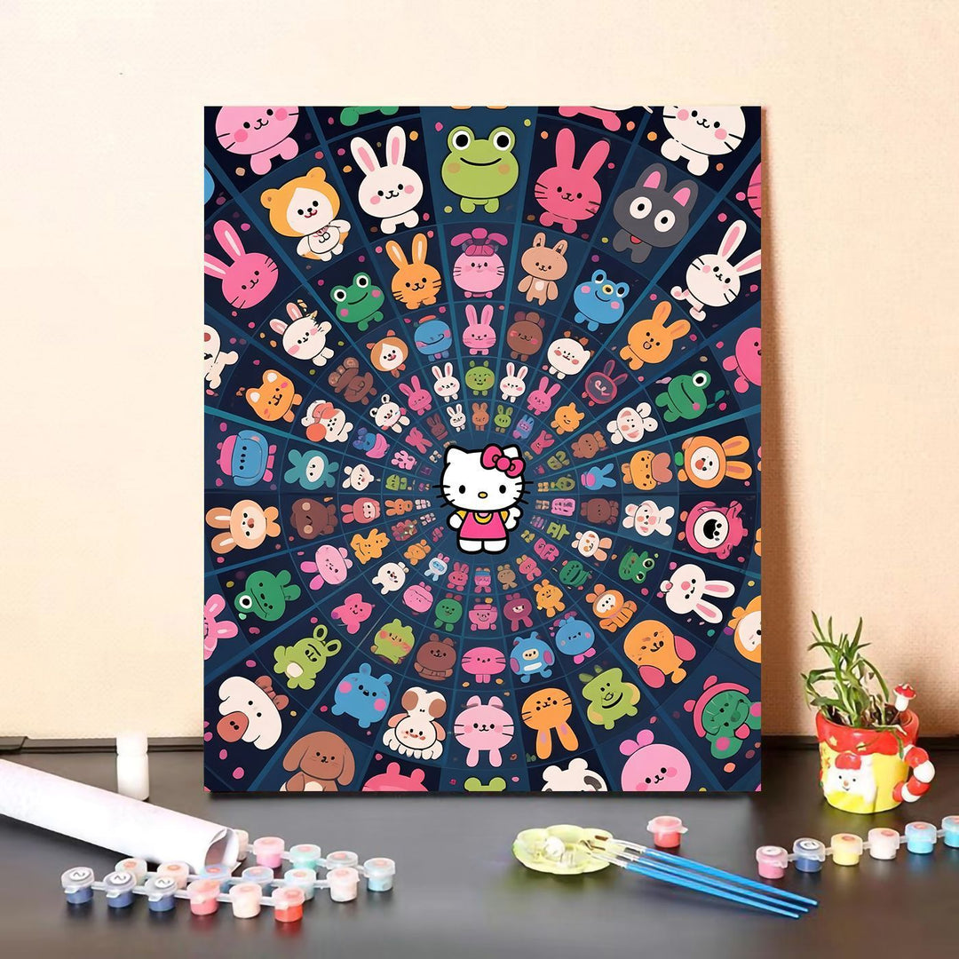 Cute Character Paint by Numbers Canvas Art Kit Stornfield