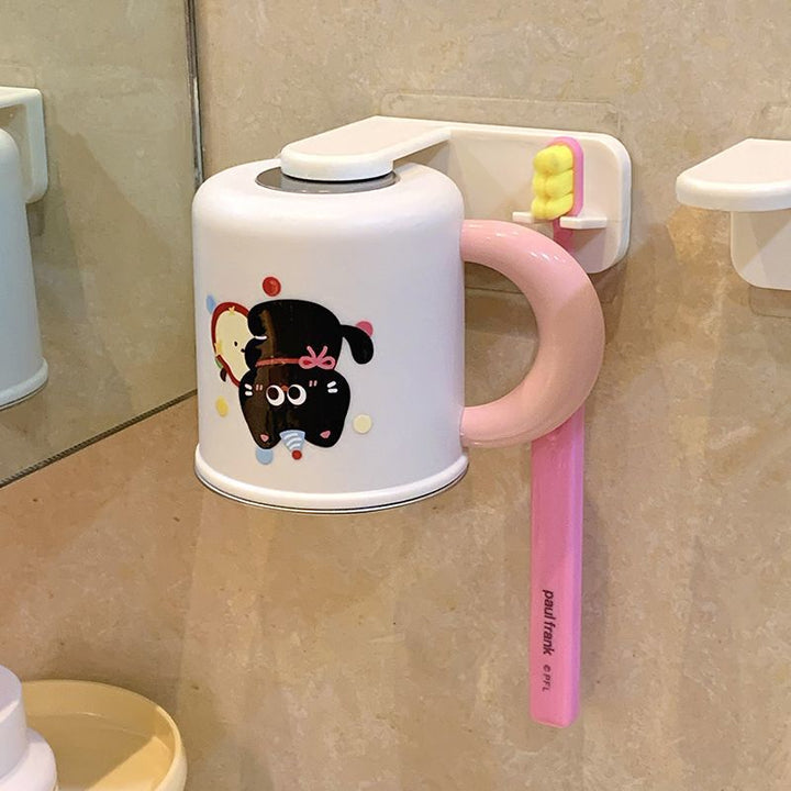 Wall cup holder with creative animal motif Stornfield